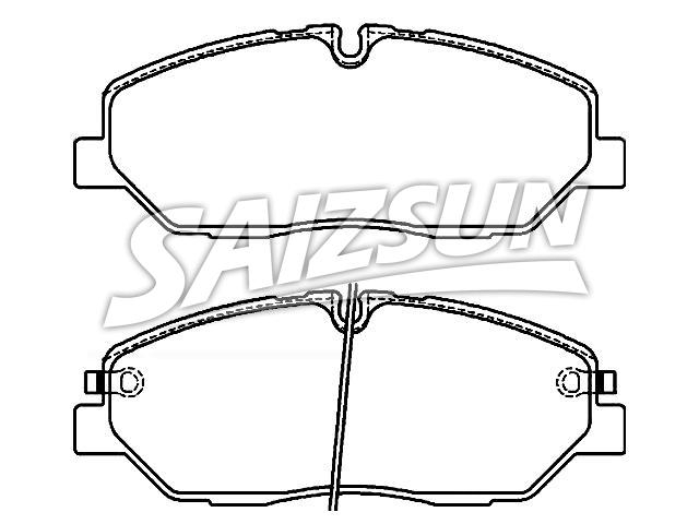 Pastillas de freno Brake Pad Set:58101-59A00