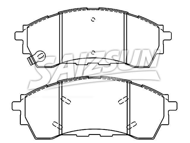 Pastillas de freno Brake Pad Set:EB3C-2001-AA