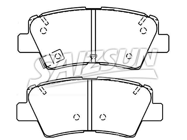 Pastillas de freno Brake Pad Set:58302-F6A50