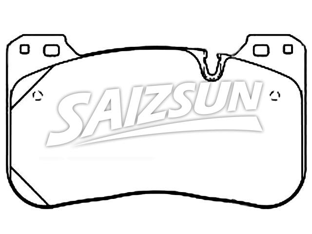 Pastillas de freno Brake Pad Set:34 11 7 991 034