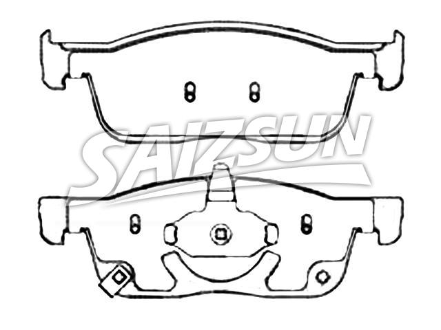 Pastillas de freno Brake Pad Set:26675275