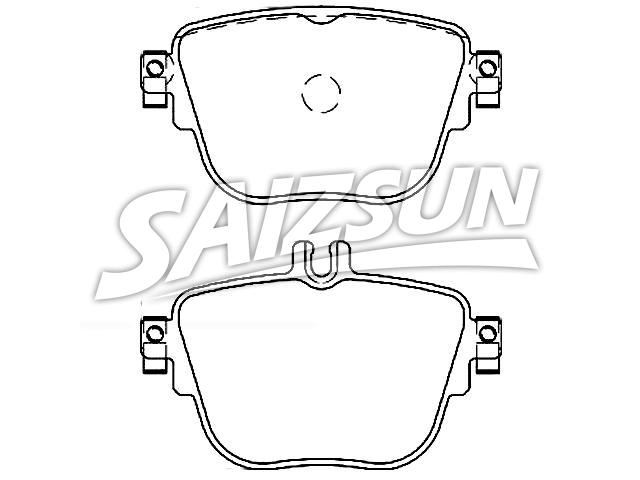 Pastillas de freno Brake Pad Set:000 420 62 00