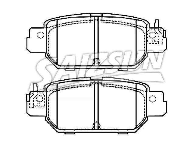Pastillas de freno Brake Pad Set:D4060-5RF0B