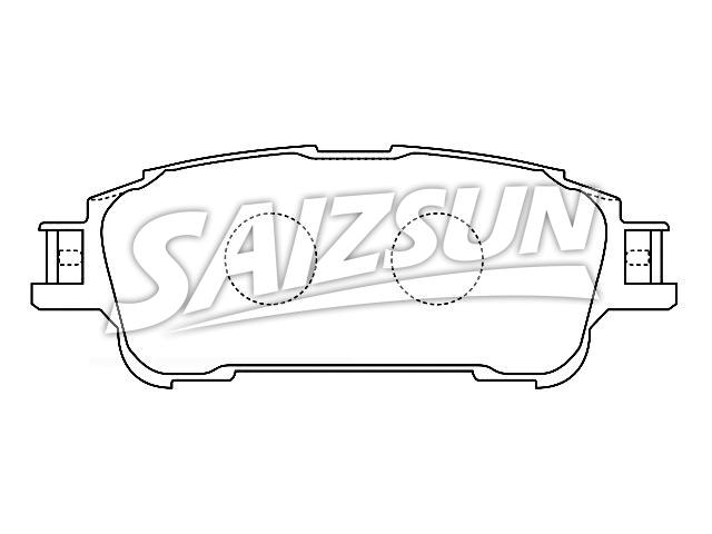 Pastillas de freno Brake Pad Set:04466-28120