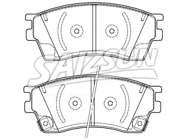 Pastillas de freno Brake Pad Set:85C A03 328 Z