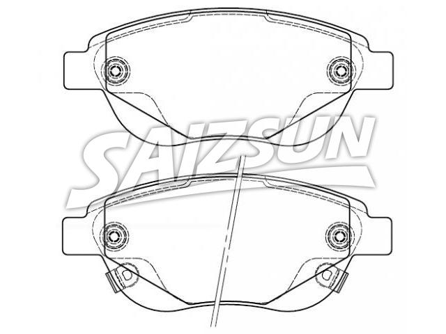 Pastillas de freno Brake Pad Set:1064001724
