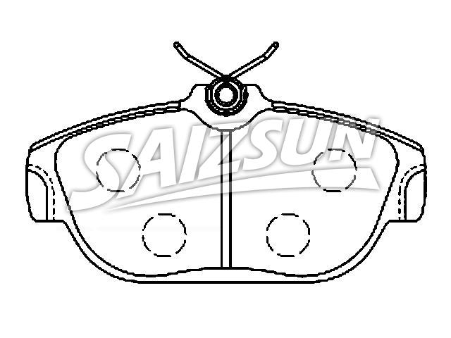 Pastillas de freno Brake Pad Set:2713493