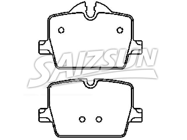 Pastillas de freno Brake Pad Set:34 20 6 888 832