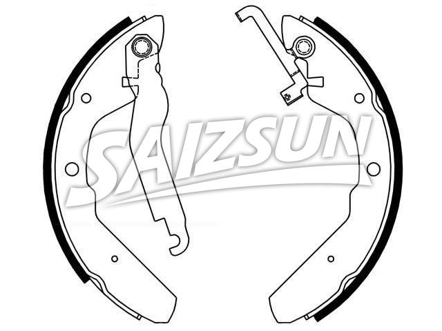 Zapata de freno Brake Shoe Set:251 698 531 LX