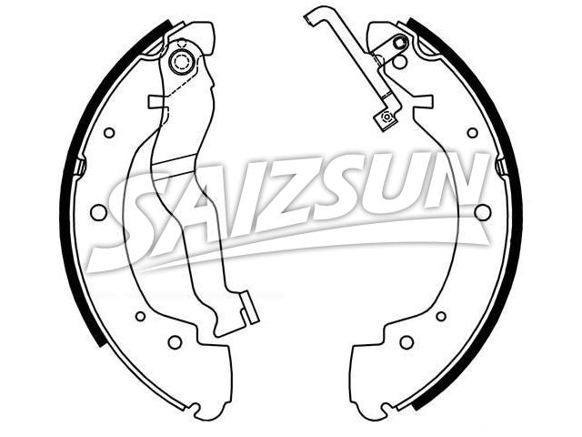 Zapata de freno Brake Shoe Set:701 698 525 A