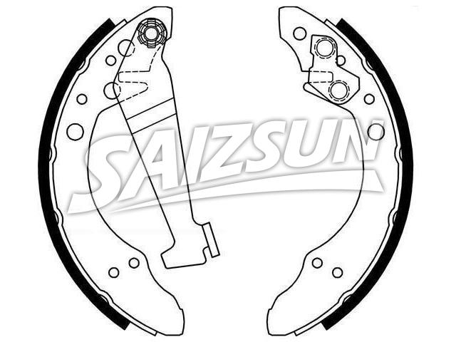 Zapata de freno Brake Shoe Set:331 609 525