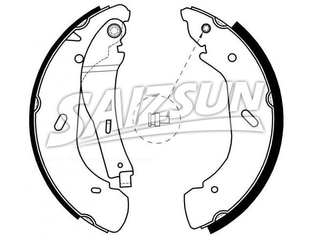 Zapata de freno Brake Shoe Set:4 455 986
