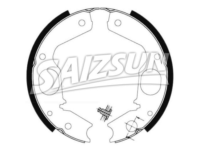 Zapata de freno Brake Shoe Set:MB618914