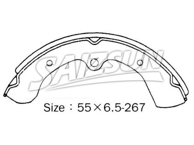 Zapata de freno Brake Shoe Set:MA305095