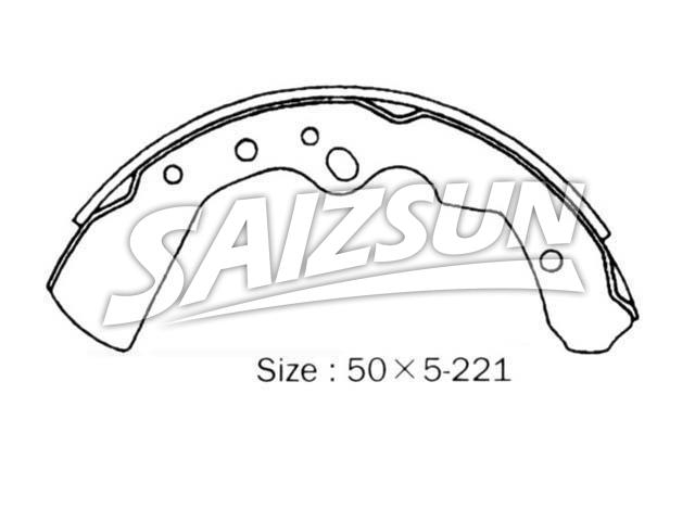 Zapata de freno Brake Shoe Set:41060-G3225