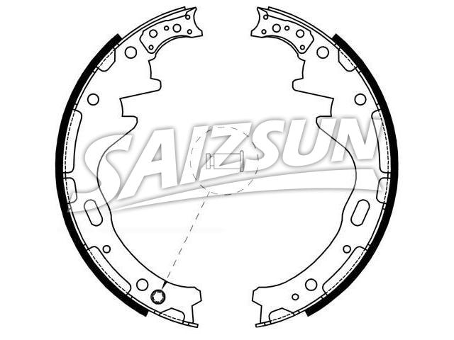 Zapata de freno Brake Shoe Set:44060-03N26