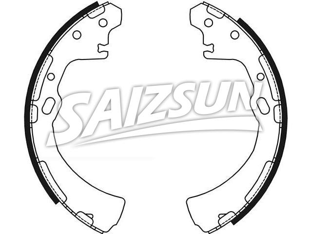 Zapata de freno Brake Shoe Set:44060-08G25