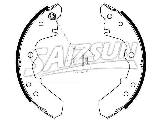 Zapata de freno Brake Shoe Set:8-94124-862-1