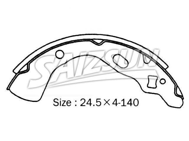Zapata de freno Brake Shoe Set:NR3535
