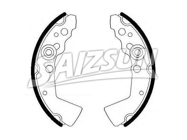 Zapata de freno Brake Shoe Set:7251-78240