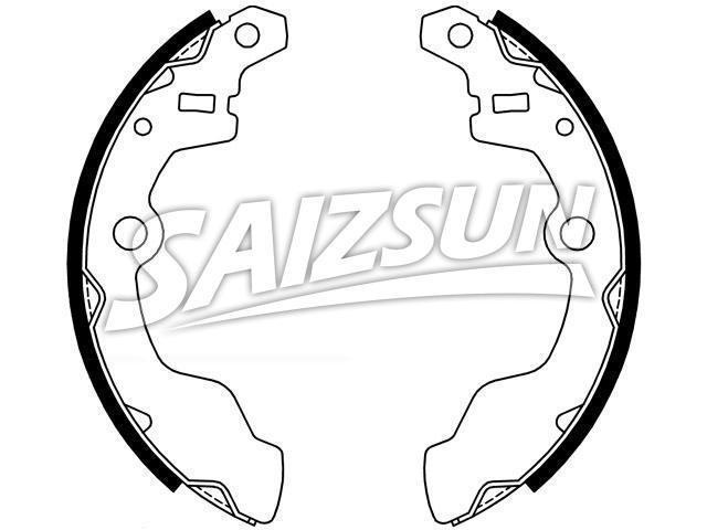 Zapata de freno Brake Shoe Set:53210-50A10