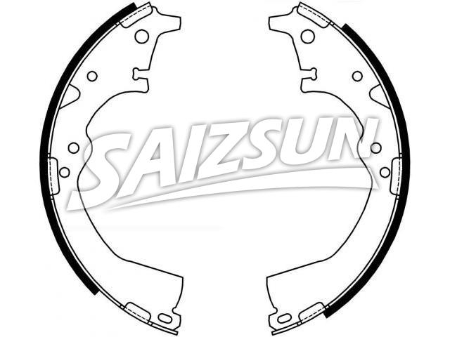 Zapata de freno Brake Shoe Set:04495-30070