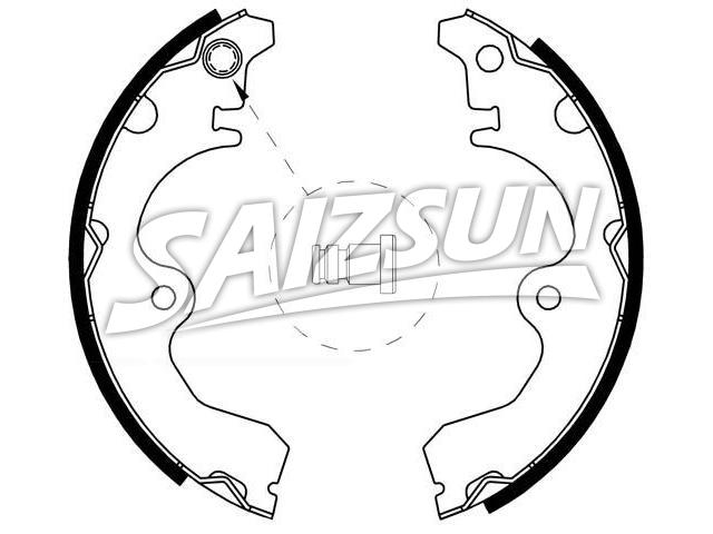 Zapata de freno Brake Shoe Set:04495-16080
