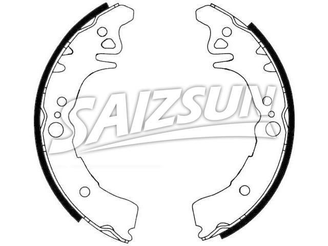 Zapata de freno Brake Shoe Set:04495-59010