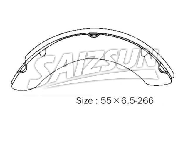 Zapata de freno Brake Shoe Set:NR1081
