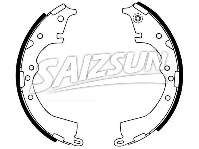 Zapata de freno Brake Shoe Set:04495-0K010