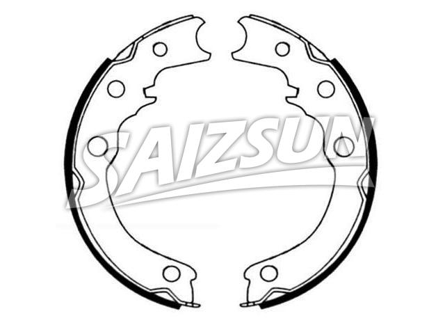 Zapata de freno Brake Shoe Set:W3Y3-44-39Z