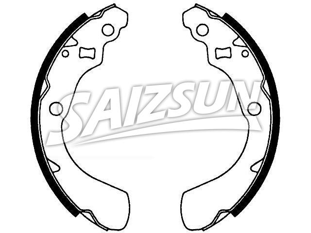 Zapata de freno Brake Shoe Set:43153-S50-003