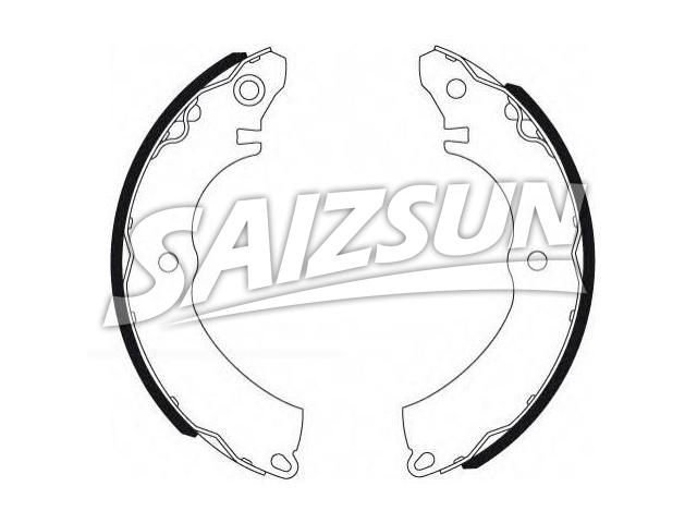 Zapata de freno Brake Shoe Set:MR586855