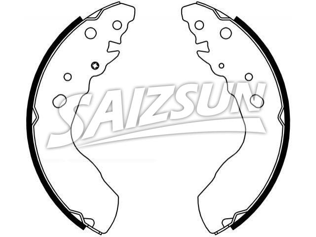 Zapata de freno Brake Shoe Set:53200-77E11