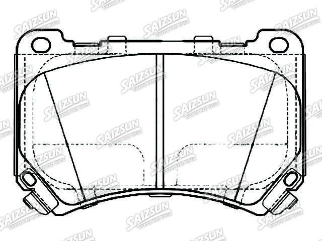 Pastillas de freno Brake Pad Set:58101-3MA10