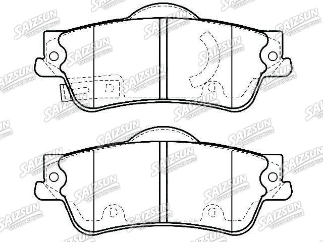 Pastillas de freno Brake Pad Set:92206845