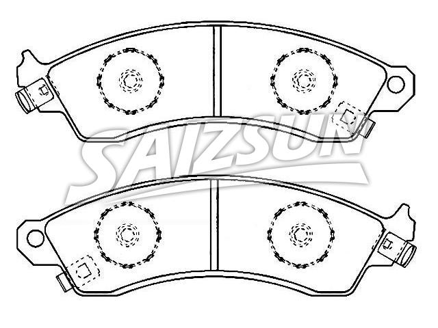 Pastillas de freno Brake Pad Set:F4ZZ-2001-B