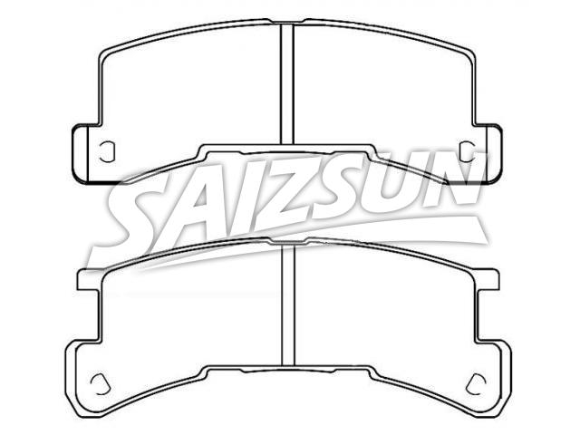 Pastillas de freno Brake Pad Set:8-94154-012-0