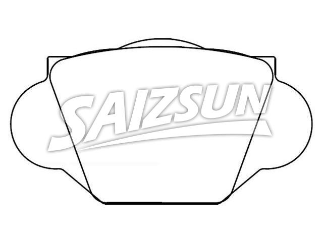 Pastillas de freno Brake Pad Set:D26-713
