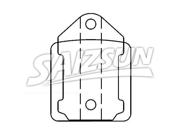 Pastillas de freno Brake Pad Set:D66-733