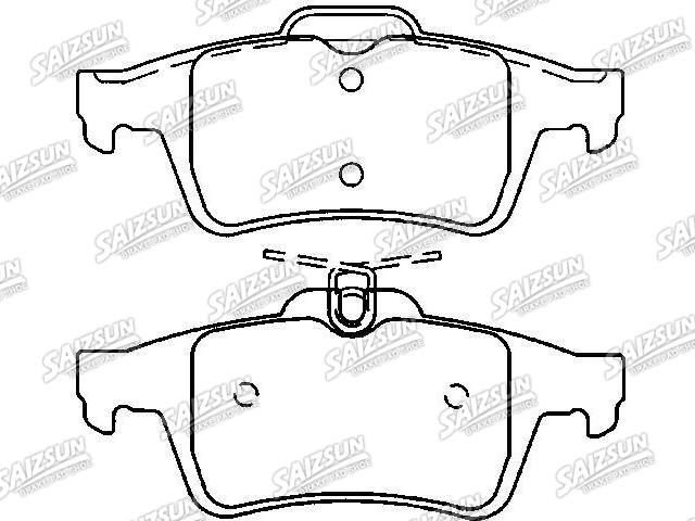 Pastillas de freno Brake Pad Set:C2Y3-26-48ZA