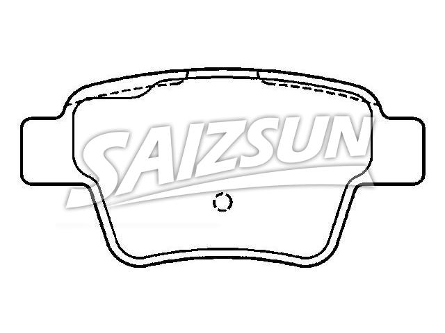 Pastillas de freno Brake Pad Set:4254.01