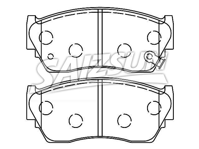 Pastillas de freno Brake Pad Set:41060-72B25