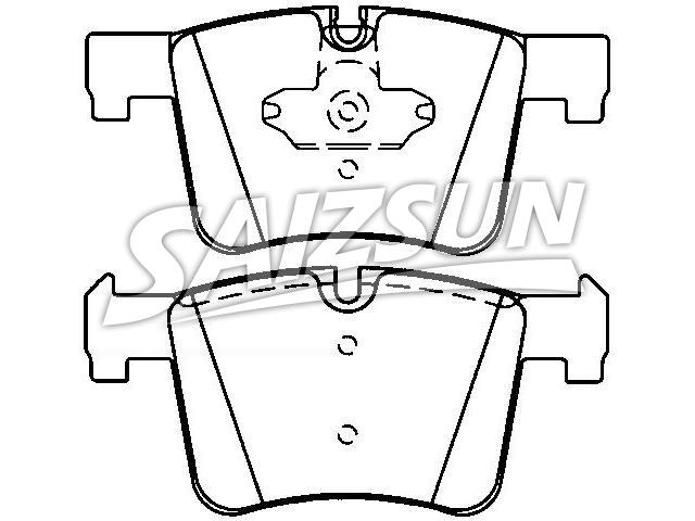 Pastillas de freno Brake Pad Set:34 11 4 073 936