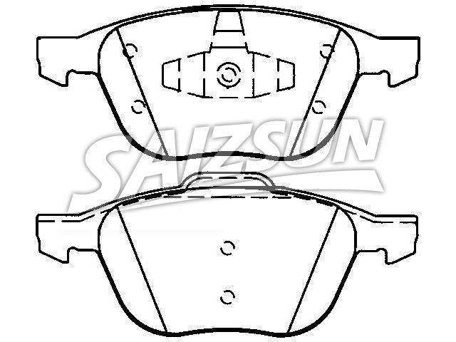 Pastillas de freno Brake Pad Set:CV6Z 2001 A