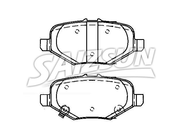 Pastillas de freno Brake Pad Set:DG1Z-2200-C