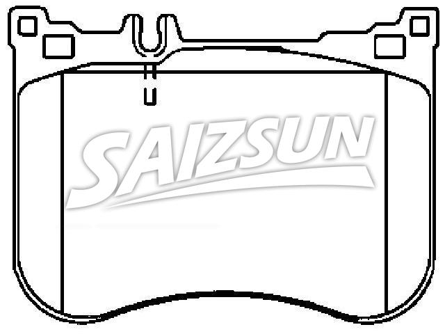 Pastillas de freno Brake Pad Set:006 420 50 20