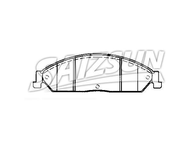 Pastillas de freno Brake Pad Set:BR2Z-2001-AA