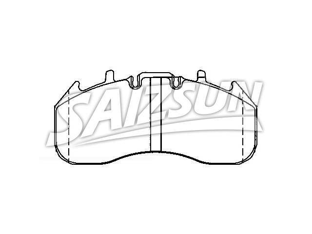 Pastillas de freno Brake Pad Set:2252H2BA