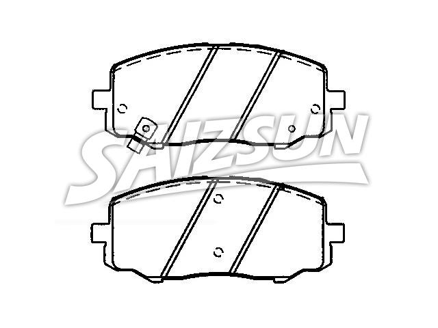 Pastillas de freno Brake Pad Set:58101-0XA00